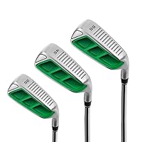 Golf Chipper Wedge 35,45,55 Degree,Green,Bundle of 3