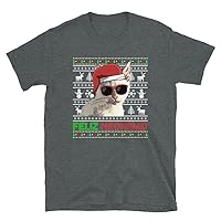 Tonkinese Cat Feliz Meowidad Funny Christmas Ugly Pajama T-Shirt