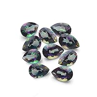 Natural Pear Shape 6x4mm AAA Quality Colored Gemstones - Set of 10