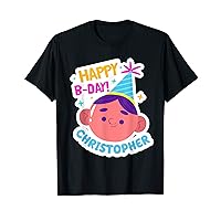 Christopher Personalised Funny Happy Birthday Gift Idea T-Shirt