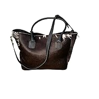 Handbag Cowhide Tote Bag Real hairon leather shoulder bag cross body oversize woman bag purse