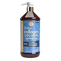 Firming Collagen Coconut Shower Gel, Moisturizing Body Wash with Argan Oil (32 Ounces/960 Milliliters) Arganatural Firming Collagen Coconut Shower Gel, Moisturizing Body Wash with Argan Oil (32 Ounces/960 Milliliters)