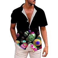 Long Sleeve Sleep Shirt Men Casual Short Sleeve Shirt Spring and Summer Shirts for Men Long Sleeve
