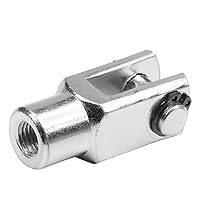 Aicosineg Air Cylinder Clevis Y Joint M10x1.25in Female Thread Y Connector 2.04in Length Air Cylinder Rod Clevis End Pneumatic Air Cylinder Connector Fitting for Chemical Textile Industry Electronic
