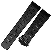 RAYESS Watch Bracelet Replace For TAG GRAND CARRERA AQUARACER Rubber Silicone Wristband Men Strap Watch Accessories Watch Band