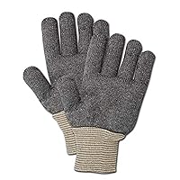 MAGID GT955R Gloves | 7-Gauge Ambidextrous Medium Weight Cotton/Polyester Blend Gloves - Reversible, Seamless, 10