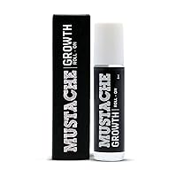 Beardo Mustache Growth Roll On - 8 ml with with Almond and Coconut Oils | Promotes hair growth | Stimulates Hair Follicles | Easy to use