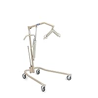 Invacare Lightweight Hydraulic Patient Lift, White, 450 lb. Weight Capacity, 9805P, Beige