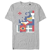 LRG Lifted Research Group Check and Turn Young Men's Short Sleeve Tee Shirt