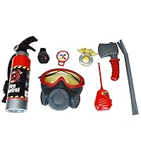 Kids Toy Fireman Fire Fighting Role Play Toy Set Pretend Play Children Game Set