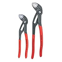 Tools - 2 Piece Cobra Pliers Set (87 01 180 & 87 01 250) (003120V01US), Red