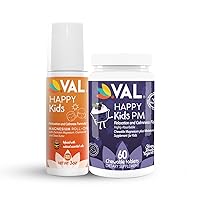 VAL Kids Bedtime Wellness Bundle: Melatonin Chews & Magnesium Roll-on
