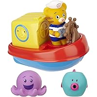 Daniel Tiger's Neighborhood Baby Bath Tub Toy Daniel's Bathtub Voyage Adventure, 6 Piece Set - Perfect for Baby/Toddler Boys and Girls 18 Months and up