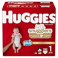 Huggies Little Snugglers Plus Diapers Size 1, 192 Count