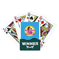 Mother Word World Great Art Deco Gift Fashion Winner Poker Playing Card Classic Game