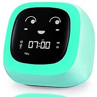 Children's Sleep Trainer and Ok to Wake Clock, Sleep Sound Machine with Baby Night Light, Kids Alarm Clock, Gifts for Baby, Toddler and Kids