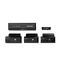 BlackVue DR770X Box 64GB | Triple-Channel Camera and Secure Recording Box | 3 Channel Dash cam Front and Rear Inside