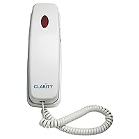 Clarity 52210.001 C210 Corded Loud Amplified Phone with Call Light Indicator
