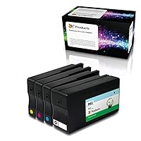 Remanufactured Ink Cartridge Replacement 4 Pack for HP 962 for Officejet Pro 9010 9015 9016 9018 9020 9025 Printers (1 Black 1 Cyan 1 Magenta 1 Yellow)