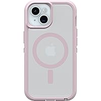 iPhone 15, iPhone 14, and iPhone 13 Defender Series XT Clear Case - MOUNTAIN FROST (Clear), screenless, rugged , snaps to MagSafe, lanyard attachment