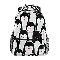 Backpack for 1th- 6th Grade Boy Girl,School Backpack Penguin Toddler Bookbag