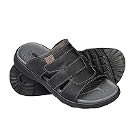 Lumberjacks Gilford® Men Leather slip on sandals-G556