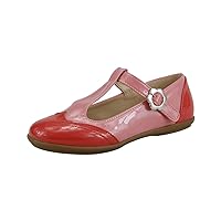 Girl's School Dress Classic Shoes T-Strap Gloss Color Toddler Size