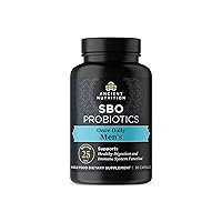 Ancient Nutrition Probiotics for Men, SBO Probiotics Men's Once Daily 30 Ct, for Healthy Digestion and Immune System Function Support, 25 Billion CFUs* Per Serving