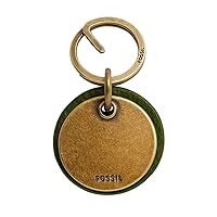 Fossil Leather Wrap Key Fob Keychain for Men