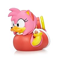 TUBBZ Sonic The Hedgehog Amy Rose Collectable Duck Vinyl Figure - Official Sonic The Hedgehog Merchandise - TV Movies & Games