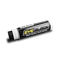 EyeBlack Anti-Glare Under Eye Black Sports Grease Stick for Pro Performance - Softball, Football, Baseball, Soccer, Cheer, Volleyball – Tailgate, Championship, Playoffs, Game Day - 1 Stick
