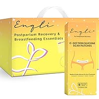 Postpartum Recovery Kit with Breastfeeding Essentials + C Section Care | Instant Ice Maxi Pads, Peribottle, Donut Cushion, Breast Therapy Packs, Silicone Scar Patches and More...