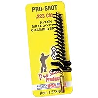 Pro Shot .223-Caliber/5.5mm Military Style Nylon Chamber Brush , BLACK