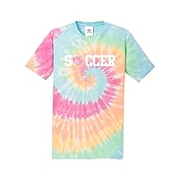 Threadrock Kids Soccer with Heart Youth Tie Dye T-Shirt