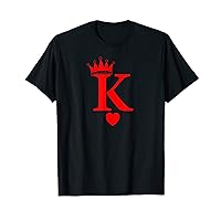 King of Hearts, Queen of Hearts Playing Cards, Deck of Cards T-Shirt