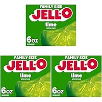 Jell-O Lime Gelatin Dessert Mix (6 oz Box) (Pack of 3)