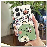 Lulumi-Phone Case for Honor X7a/Play7T 5G, TPU Protective Waterproof Silicone Back Cover Cute Full wrap Dirt-Resistant Cartoon Fashion Design Durable Soft case Cover Shockproof