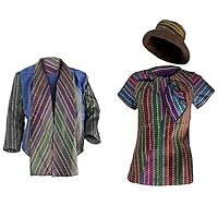 Women's Clothing Sewing from Local Woven Fabric with Hat Short and Long Sleeve Made in Thailand