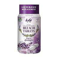 Ultra Max Bleach Tablets for Laundry and Cleaning. 42 Tablets 7.4 OZ Phosphate Free Replaces Liquid Bleach (Levander)