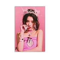 Soyeon Gidle I Feel Queen Korea KPOP ARTIST Modern Poster Art Paintings on Canvas for Home Room Office Wall Decoration 08x12inch(20x30cm)