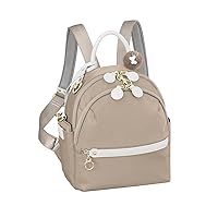 Women's Casual Bag, Light Beige, H26×W22×D9cm