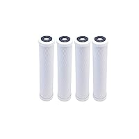 Compatible with CB3 Carbon Block Undersink Replacement Water Filters 4 Pack Cartridge by CFS