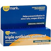 Sunmark Triple Antibiotic Ointment, 1 oz (Pack of 2)