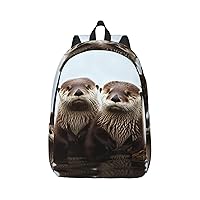 Casual Backpacks cute otter Printed Lightweight Travel Rucksack Daypack for Men Women Laptop Backpacks