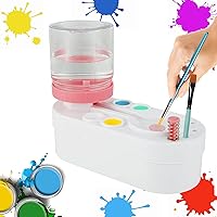 Paint Brush Cleaner,Paint Brush Rinser,2023 Water Recycling Rinser Well for Cleaning Paintbrushes with Fresh Water,Paint Brush Cleaner Rinse Cup for Acrylic, Watercolor and Water-Based Paints