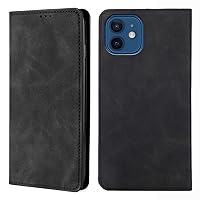 Wallet Folio Case for VIVO IQOO U1, Premium PU Leather Slim Fit Cover for IQOO U1, 2 Card Slots, Easy Use, Black