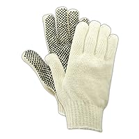 MAGID Unisex Adult 12 Pairs Work-gloves, White, 9/L US