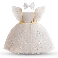 Nileafes Toddler Baby Girls Birthday Tulle Princess Dress Party Tutu Dresses