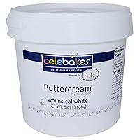 Celebakes by CK Products Whimsical White Buttercream Premium Icing, 14 oz, 2 Pack