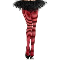 Women's 2 Pack Opaque Striped Plus Size Tights